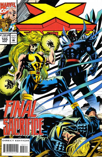 X-Factor 1986 #105 Direct Edition - back issue - $3.00