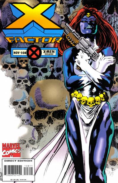 X-Factor 1986 #108 Direct Edition - Deluxe - back issue - $5.00
