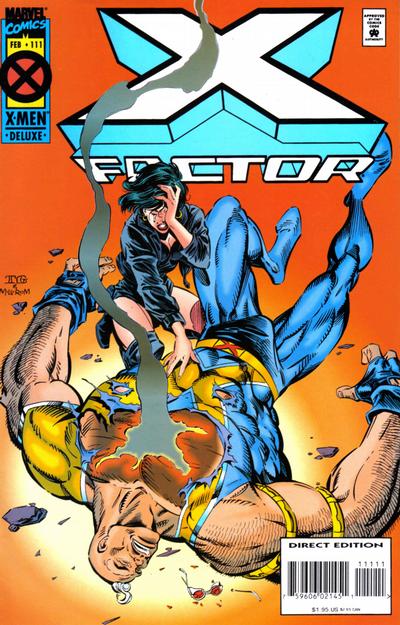 X-Factor 1986 #111 Direct Edition - Deluxe - back issue - $3.00