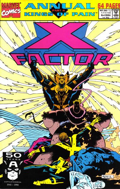 X-Factor Annual 1986 #6 Direct ed. - back issue - $3.00