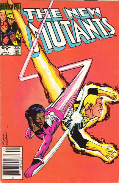 The New Mutants 1983 #17 Newsstand ed. - back issue - $5.00