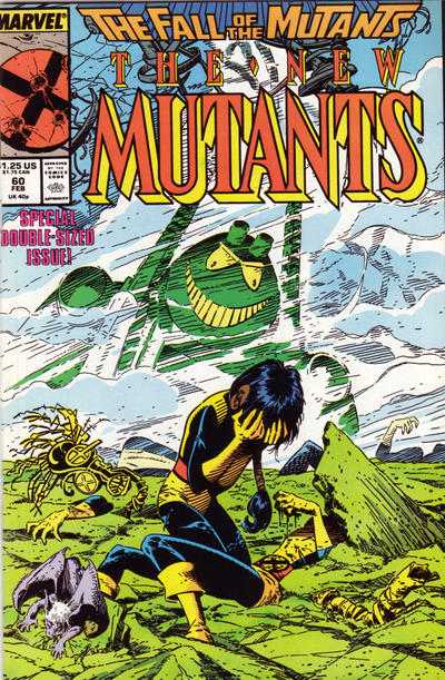 The New Mutants 1983 #60 Direct ed. - back issue - $12.00