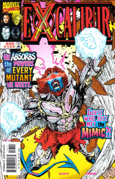 Excalibur 1988 #123 Direct Edition - back issue - $3.00