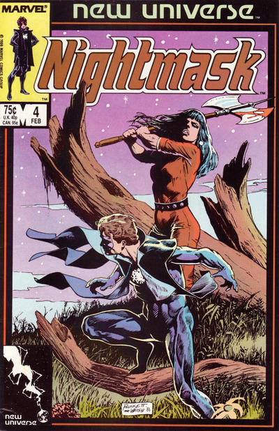 Nightmask 1986 #4 Direct ed. - back issue - $3.00