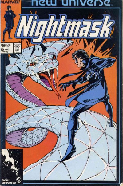 Nightmask 1986 #10 Direct Edition - back issue - $3.00