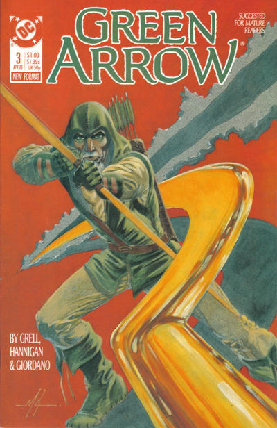 Green Arrow 1988 #3 - back issue - $3.00