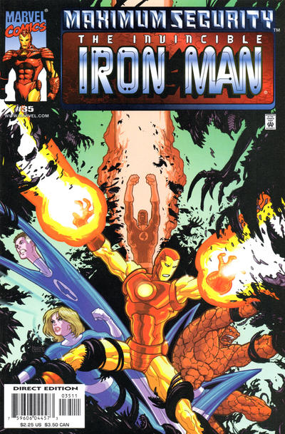 Iron Man 1998 #35 Direct Edition - back issue