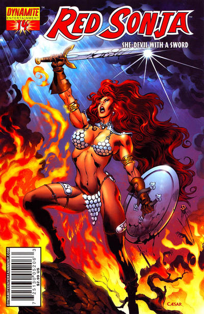 Red Sonja 2005 #14 Claudio Castellini Cover - back issue - $3.00