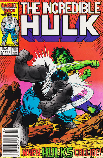 The Incredible Hulk 1968 #326 Newsstand ed. - back issue - $9.00