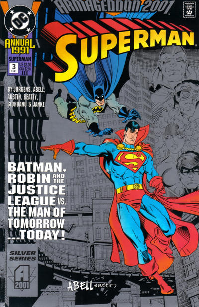 Superman Annual 1987 #3 3rd Printing - Silver Series - back issue