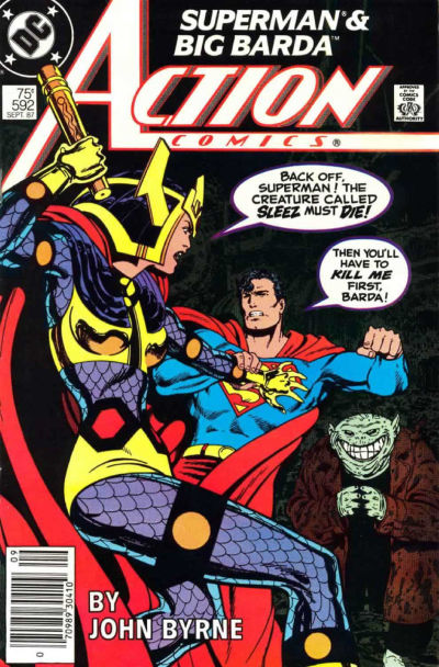 Action Comics 1938 #592 Newsstand ed. - back issue - $5.00