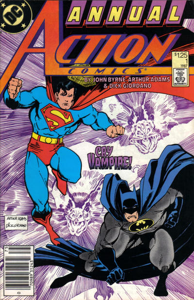 Action Comics Annual 1987 #1 Newsstand ed. - back issue
