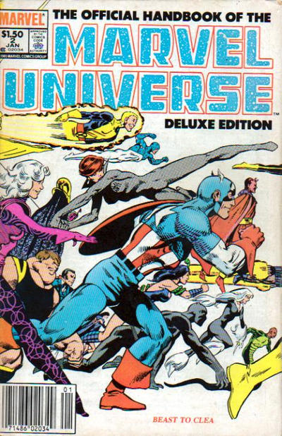 The Official Handbook of the Marvel Universe Deluxe Edition 1985 #2 Newsstand ed. - back issue - $3.00