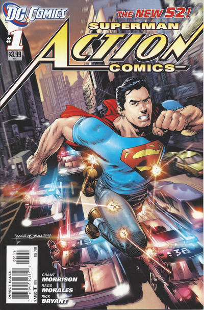 Action Comics 2011 #1 Rags Morales Cover - back issue - $5.00