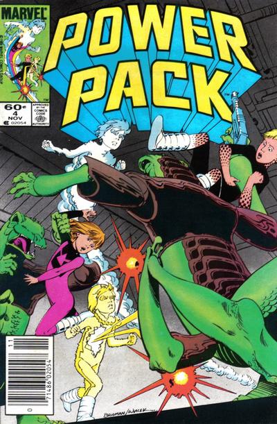 Power Pack 1984 #4 Newsstand ed. - back issue - $3.00