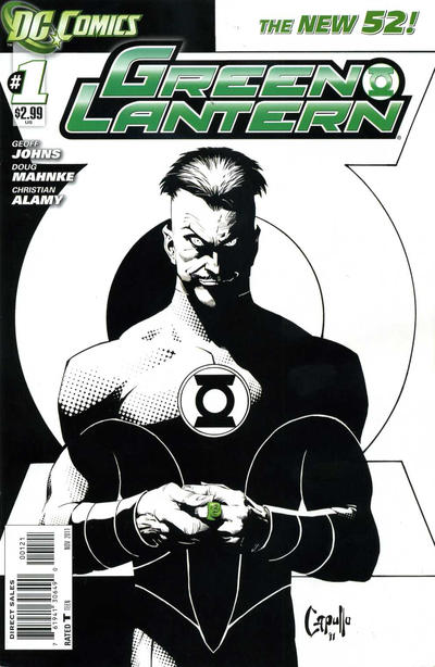 Green Lantern 2011 #1 Greg Capullo Cover - back issue