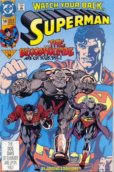 Superman 1987 #58 Direct ed. - back issue - $3.00