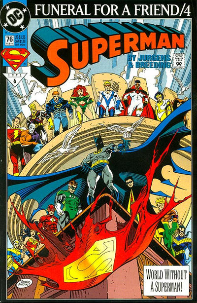 Superman 1987 #76 Direct ed. - back issue