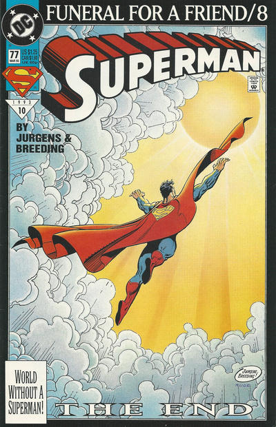 Superman 1987 #77 Direct ed. - back issue - $10.00