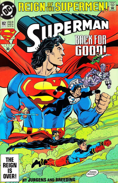 Superman 1987 #82 Standard Edition - Direct - back issue - $5.00
