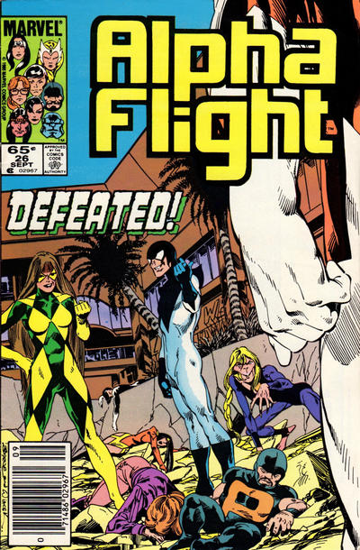Alpha Flight 1983 #26 Newsstand ed. - back issue - $3.00