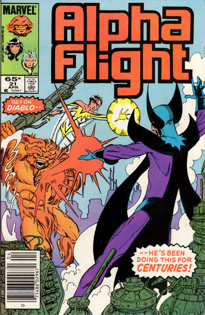 Alpha Flight 1983 #21 Newsstand ed. - back issue
