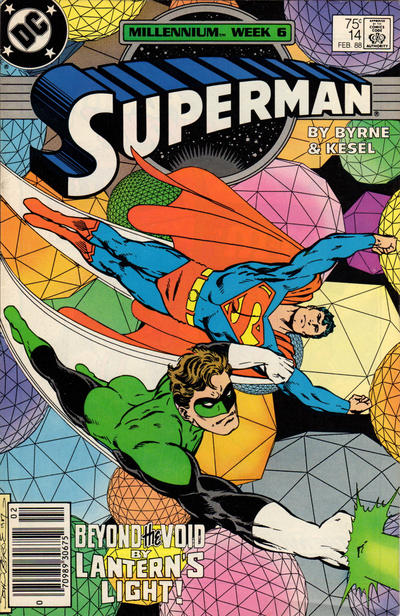Superman 1987 #14 Newsstand ed. - back issue - $6.00