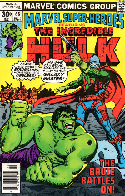 Marvel Super-Heroes 1967 #66 30¢ - back issue - $35.00