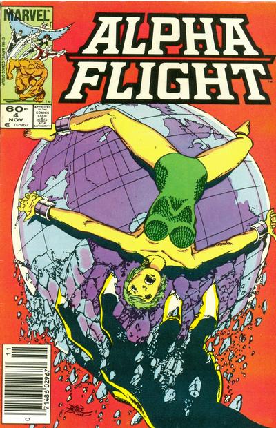 Alpha Flight 1983 #4 Newsstand ed. - back issue - $4.00