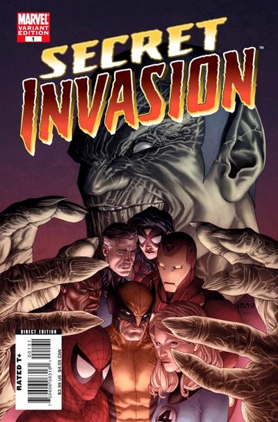 Secret Invasion 2008 #1 Variant Edition - Steve McNiven Cover - back issue - $8.00