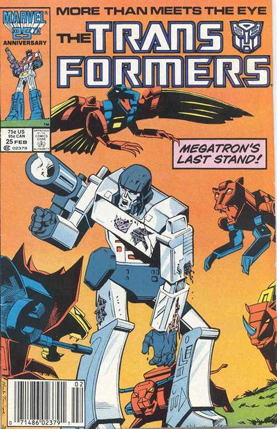 The Transformers 1984 #25 Newsstand ed. - back issue - $9.00