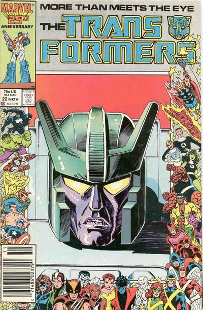 The Transformers 1984 #22 Newsstand ed. - back issue - $15.00