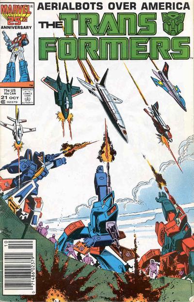 The Transformers 1984 #21 Newsstand ed. - back issue - $3.00