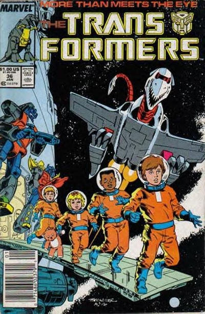The Transformers 1984 #36 Newsstand ed. - back issue - $3.00