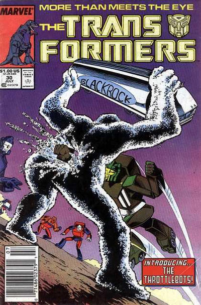 The Transformers 1984 #30 Newsstand ed. - back issue - $2.00
