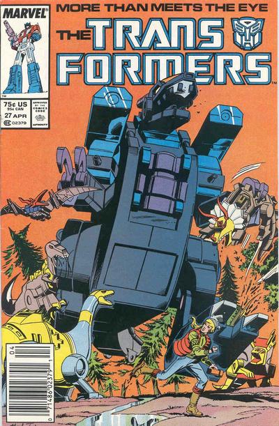The Transformers 1984 #27 Newsstand ed. - back issue - $10.00