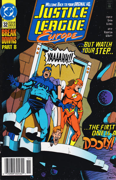 Justice League Europe 1989 #32 Newsstand ed. - back issue - $3.00