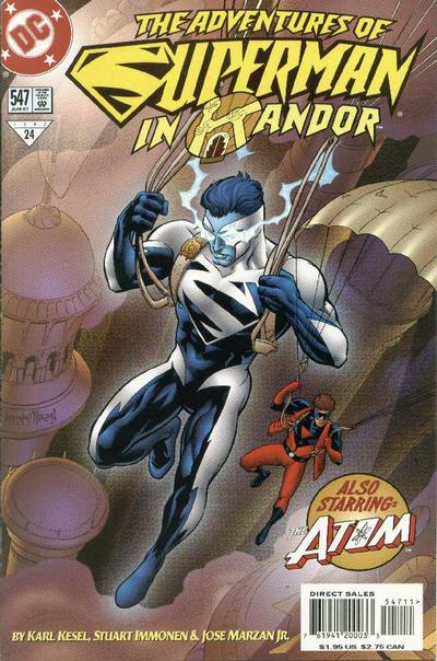 Adventures of Superman 1987 #547 Direct Sales - back issue - $2.00