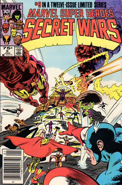 Marvel Super-Heroes Secret Wars 1984 #9 Newsstand ed. - back issue - $7.00