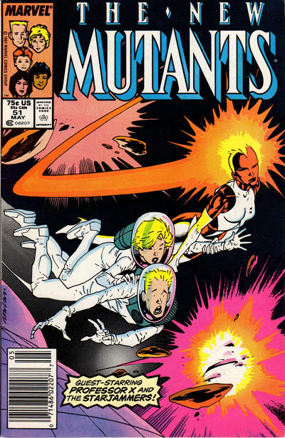 The New Mutants 1983 #51 Newsstand ed. - back issue - $1.00
