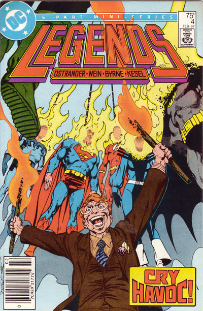 Legends 1986 #4 Newsstand ed. - back issue - $4.00