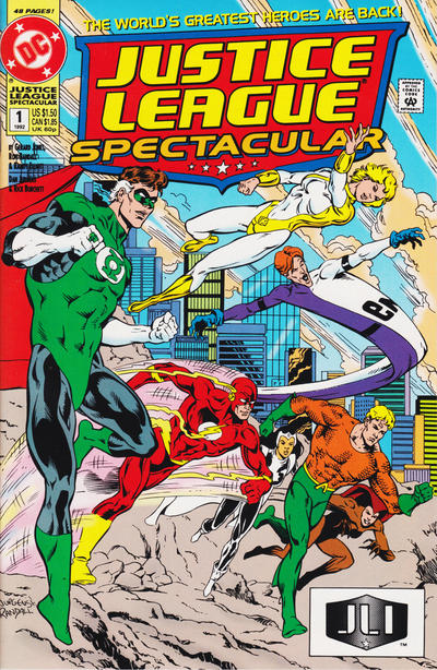 Justice League Spectacular 1992 #1 Direct - Justice League Europe - back issue