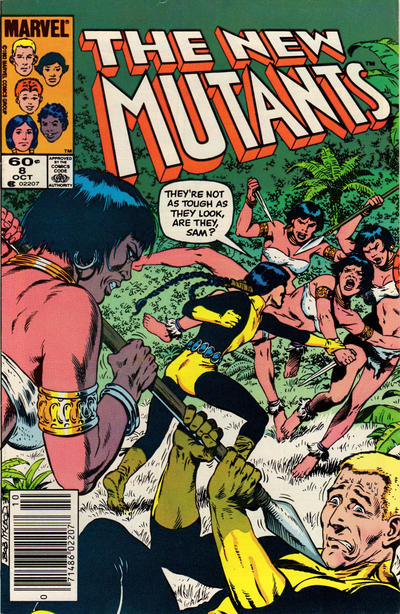 The New Mutants 1983 #8 Newsstand ed. - back issue - $6.00