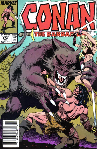 Conan the Barbarian 1970 #224 Newsstand ed. - back issue - $3.00
