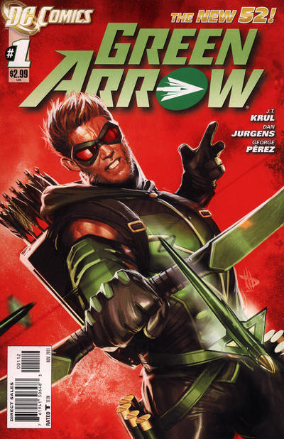 Green Arrow 2011 #1 Second Printing - back issue - $3.00