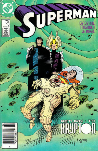 Superman 1987 #18 Newsstand ed. - back issue - $10.00