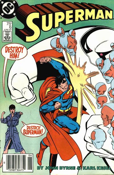 Superman 1987 #6 Newsstand ed. - back issue - $12.00