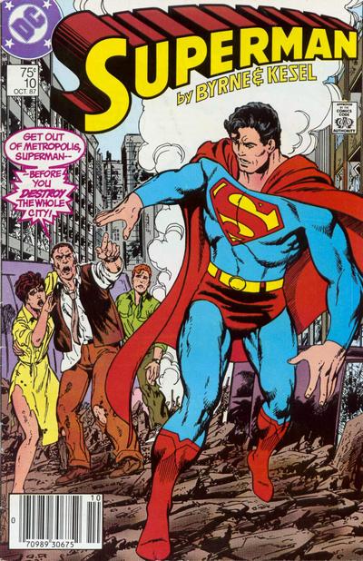 Superman 1987 #10 Newsstand ed. - back issue - $8.00