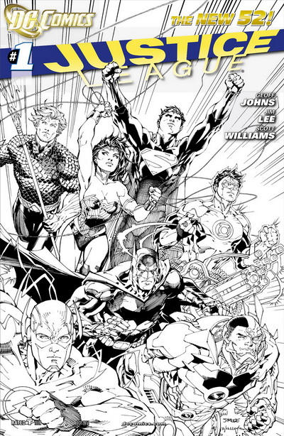 Justice League 2011 #1 Fifth Printing - back issue