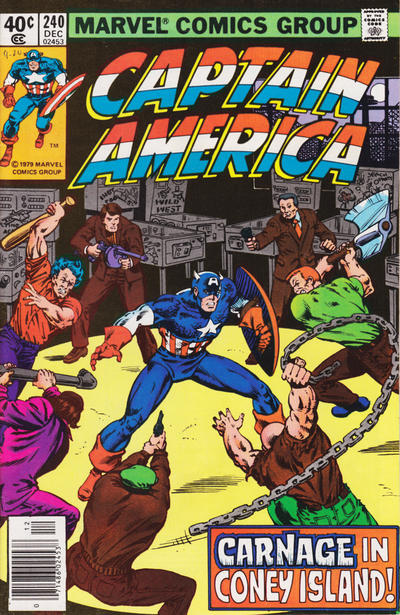Captain America 1968 #240 Newsstand ed. - back issue